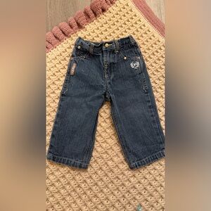 Y2K Baby Phat Toddler Denim Jeans Size 18m Phat Farms Embroidered Pocket
